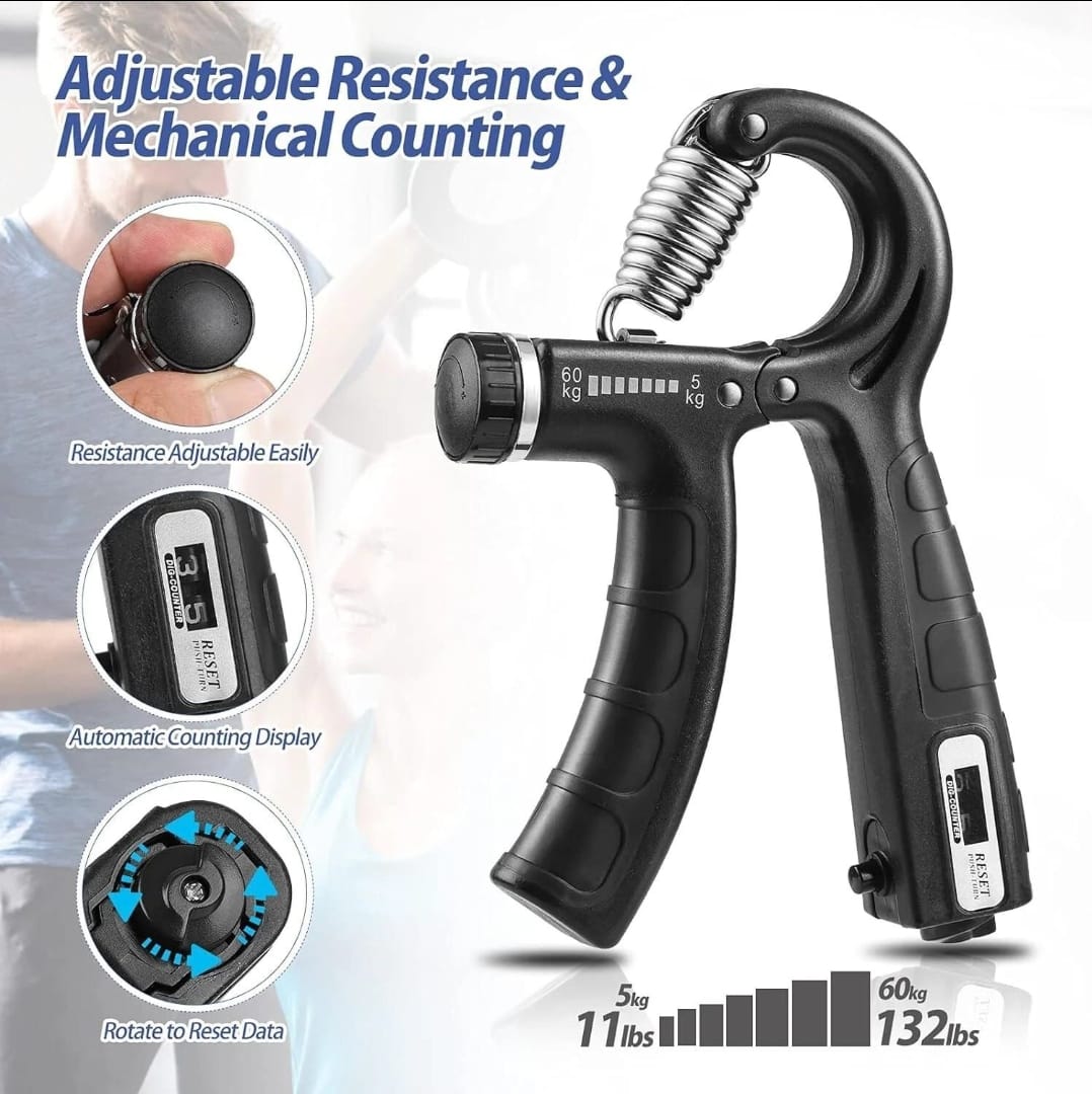 Hand Grip Strengthener Adjustable Resistance
