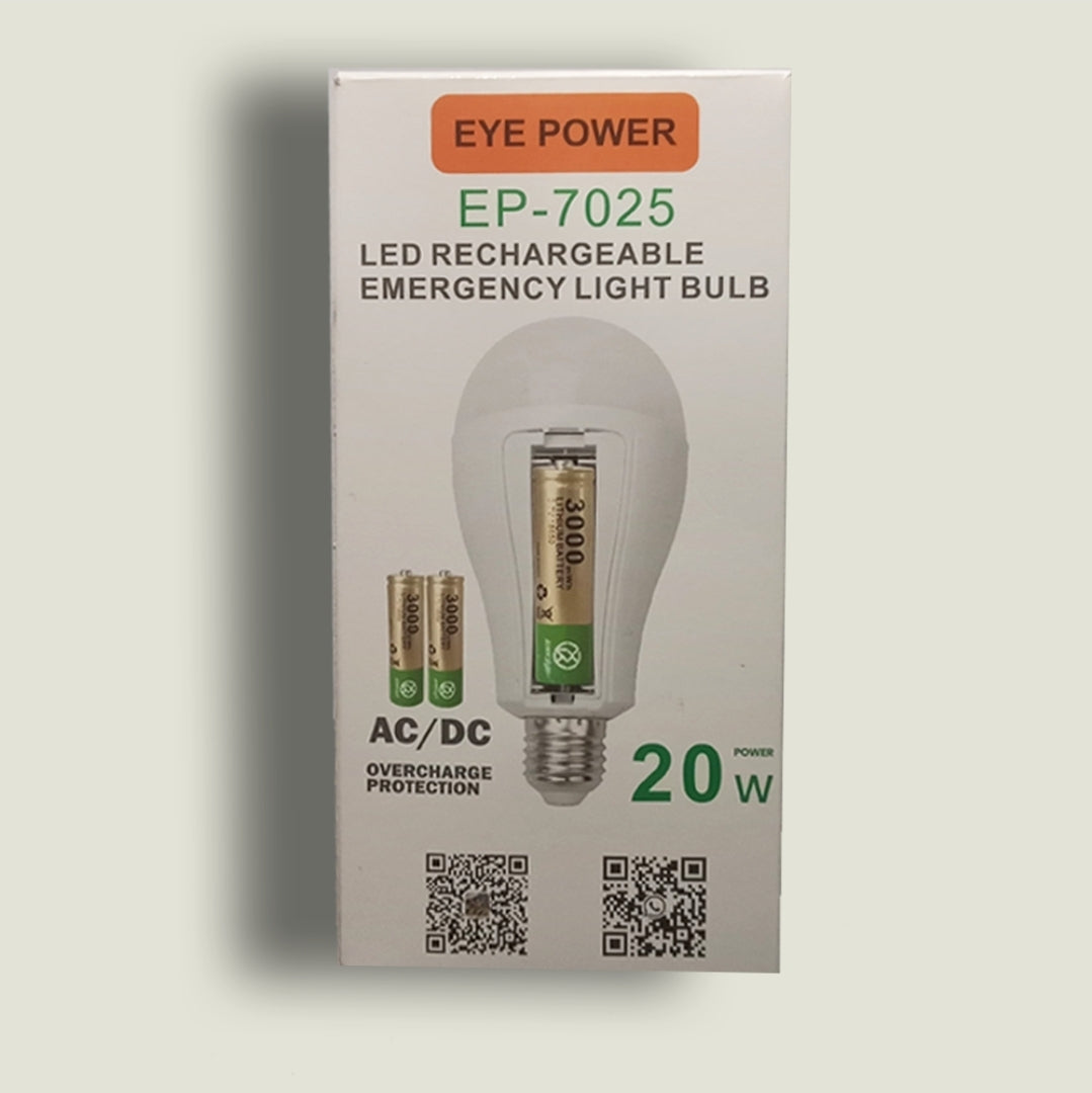 LED Rechargeable Emergency Light Bulb