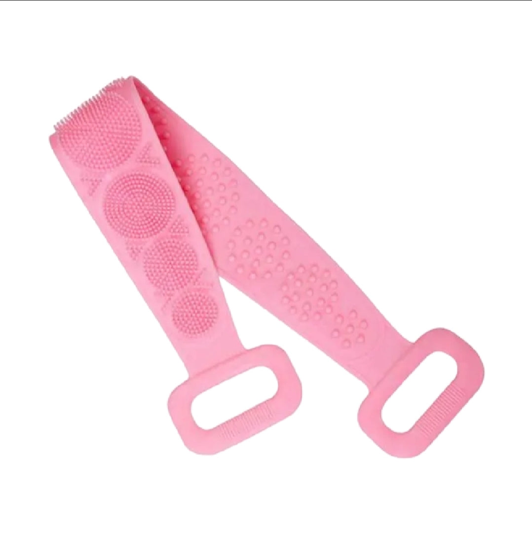 Silicone Body Wash , Body Scrubber Belt With Double Side Shower Belt