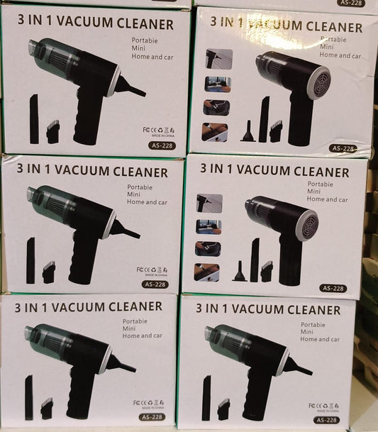3 in 1 Handheld Vacuum Car Cleaner