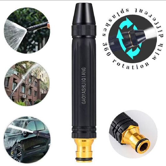 High Pressure Water Nozzle for Efficient Car Washing, Gardening, Adjustable brass water nozzle for Cleaning Needs