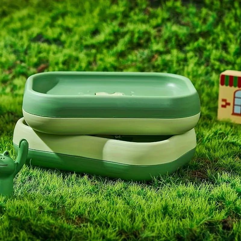 Creative Cute Soap Dish, Donut Pattern Soap Tray, Soap Holder For Bathroom