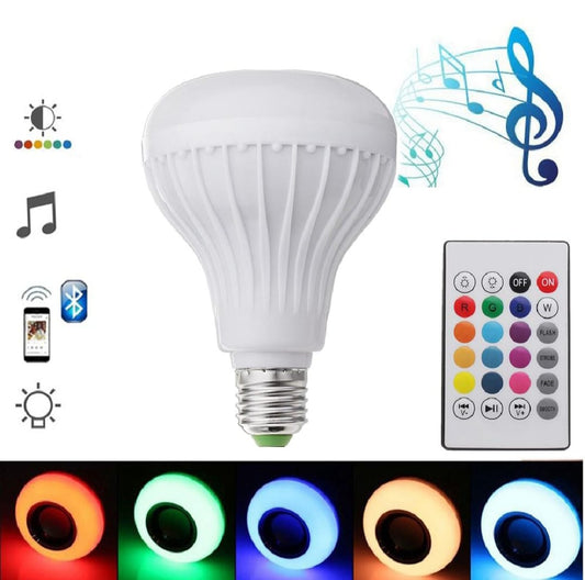 Smart LED Bulb - Smart LED Music Bulb - Bluetooth Light Speaker- App Control Compatible With Android/|OS
