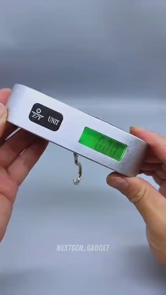 Portable Scale Digital LCD Display 110lb/50kg Electronic Luggage Hanging Suitcase Travel Weighs Baggage Bag Weight Balance Tools