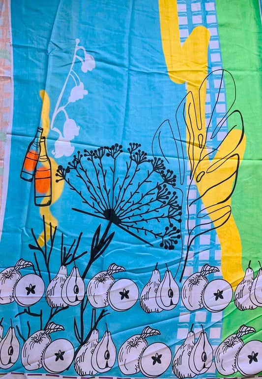 1 Pc Women's Unstitched Swiss Lawn Printed Shirt