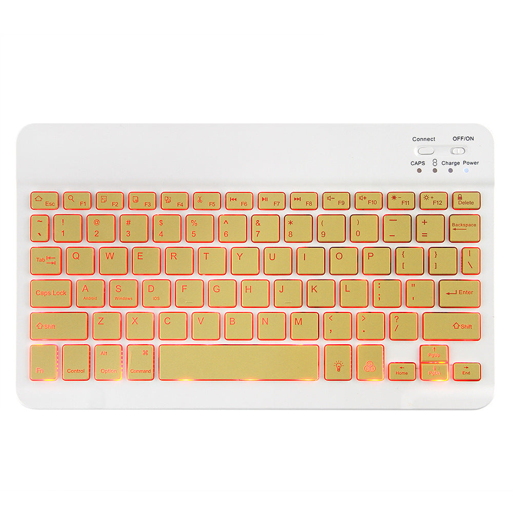 For Tablet PC Bluetooth Keyboard Android Apple Universal Mobile Wireless Bluetooth Backlit Keyboard Mouse Set