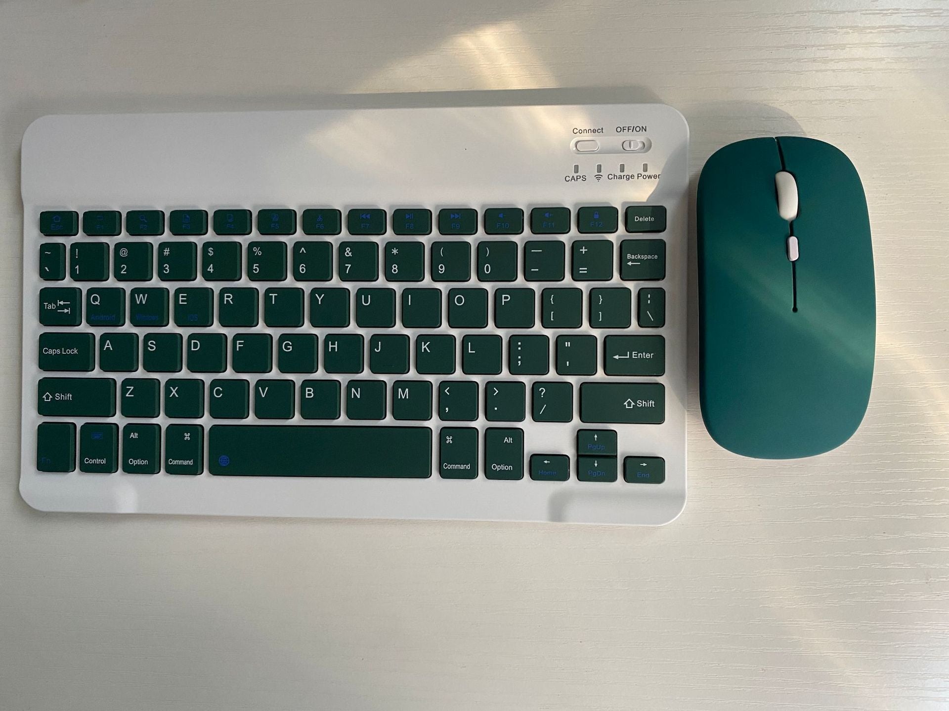 For Tablet PC Bluetooth Keyboard Android Apple Universal Mobile Wireless Bluetooth Backlit Keyboard Mouse Set