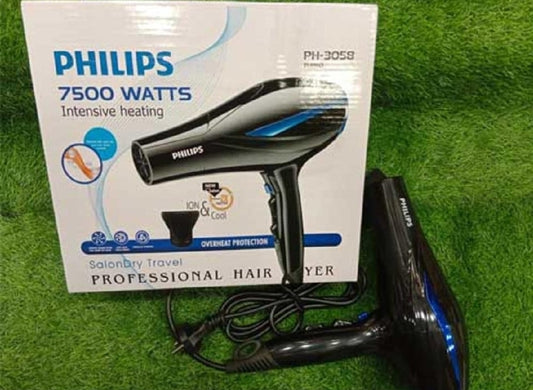 100% High Quality Professional Philps Hair Dryer PH-3058 7500Watts