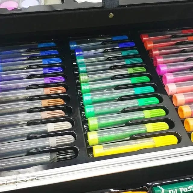 145Pcs Premium Kids Painting Kit Briefcase