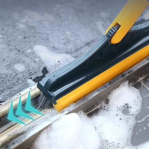 مكنسة زاوية الحمام بفرشاة مسح 3 في 1