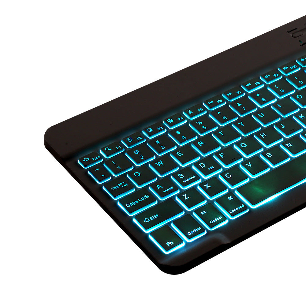 For Tablet PC Bluetooth Keyboard Android Apple Universal Mobile Wireless Bluetooth Backlit Keyboard Mouse Set