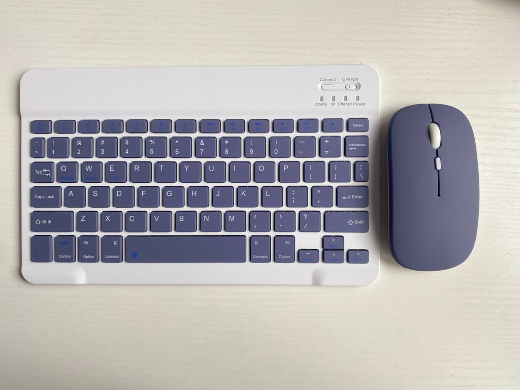 For Tablet PC Bluetooth Keyboard Android Apple Universal Mobile Wireless Bluetooth Backlit Keyboard Mouse Set
