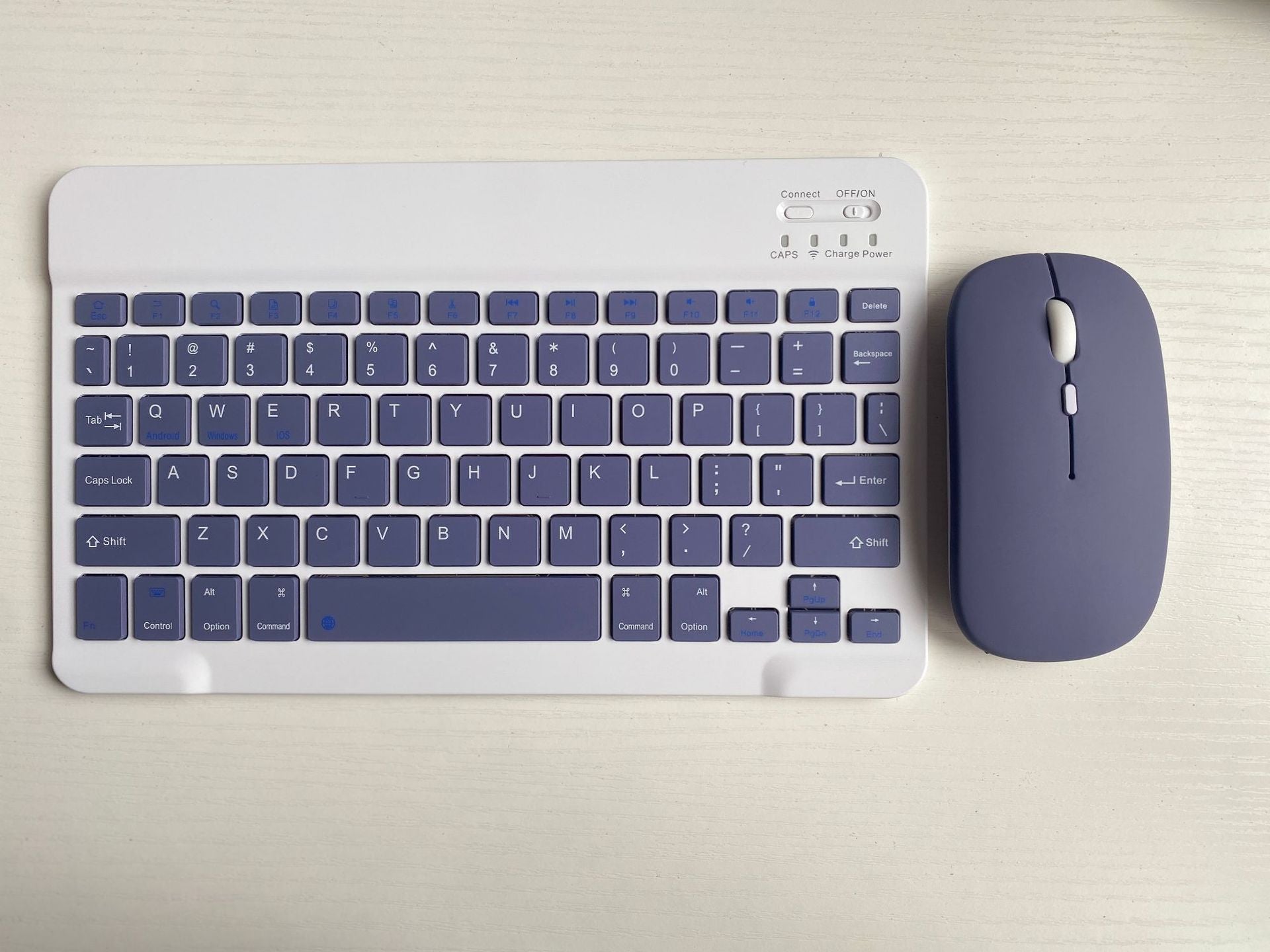 For Tablet PC Bluetooth Keyboard Android Apple Universal Mobile Wireless Bluetooth Backlit Keyboard Mouse Set