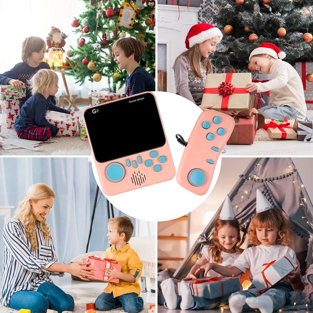 Handheld-Video Game Console 3.5 inch 666 in 1 Portable Retro Portable Nostalgic Games Console mini game player for kids tv g7 handheld-party favor built-in 666 games G7 game