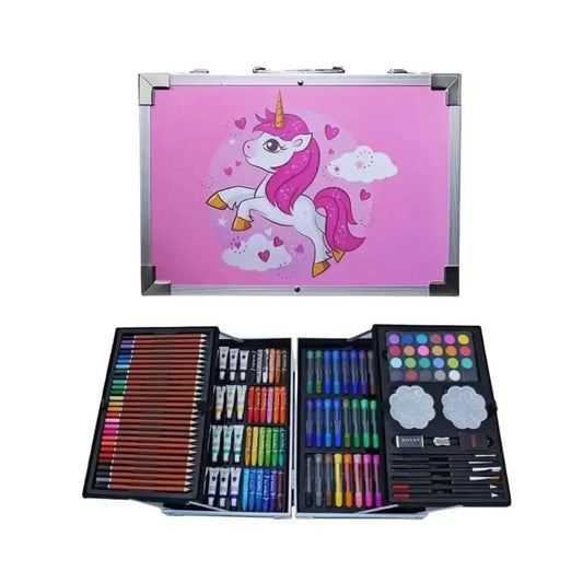 145Pcs Premium Kids Painting Kit Briefcase