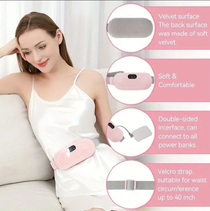 Menstrual Heating Pad, Period Cramp Relief Belt, Heated Belly Belt