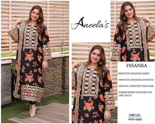 Dhanak Dupatta Ready to wear Embroidered