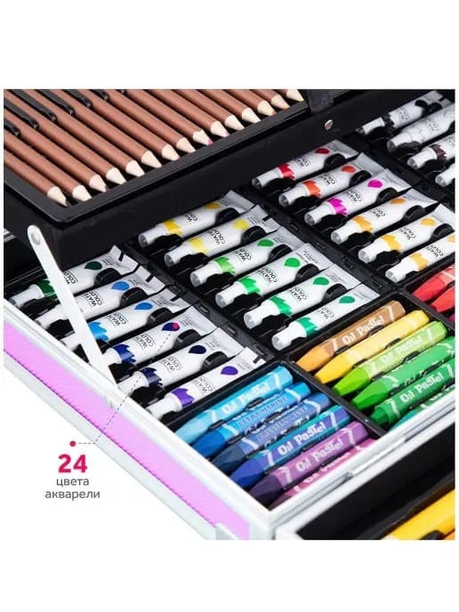 145Pcs Premium Kids Painting Kit Briefcase