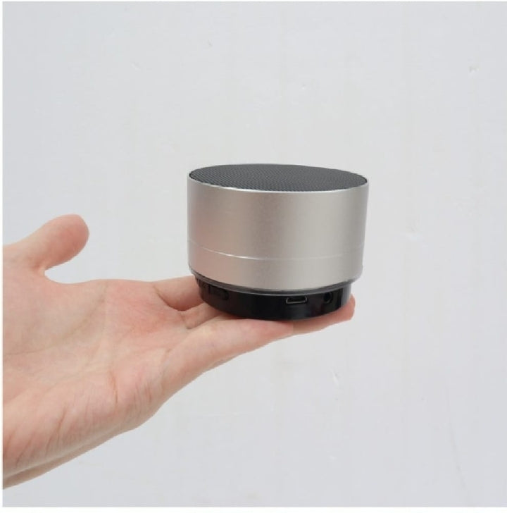 Portable Bluetooth Speaker Aluminium LED Light