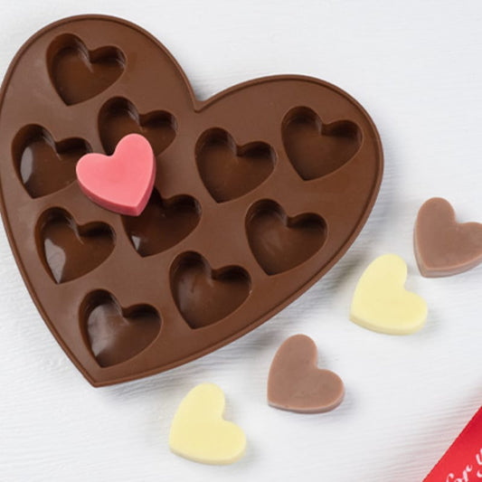Cavity Heart Silicone Chocolate Mold DIY Cake Molds