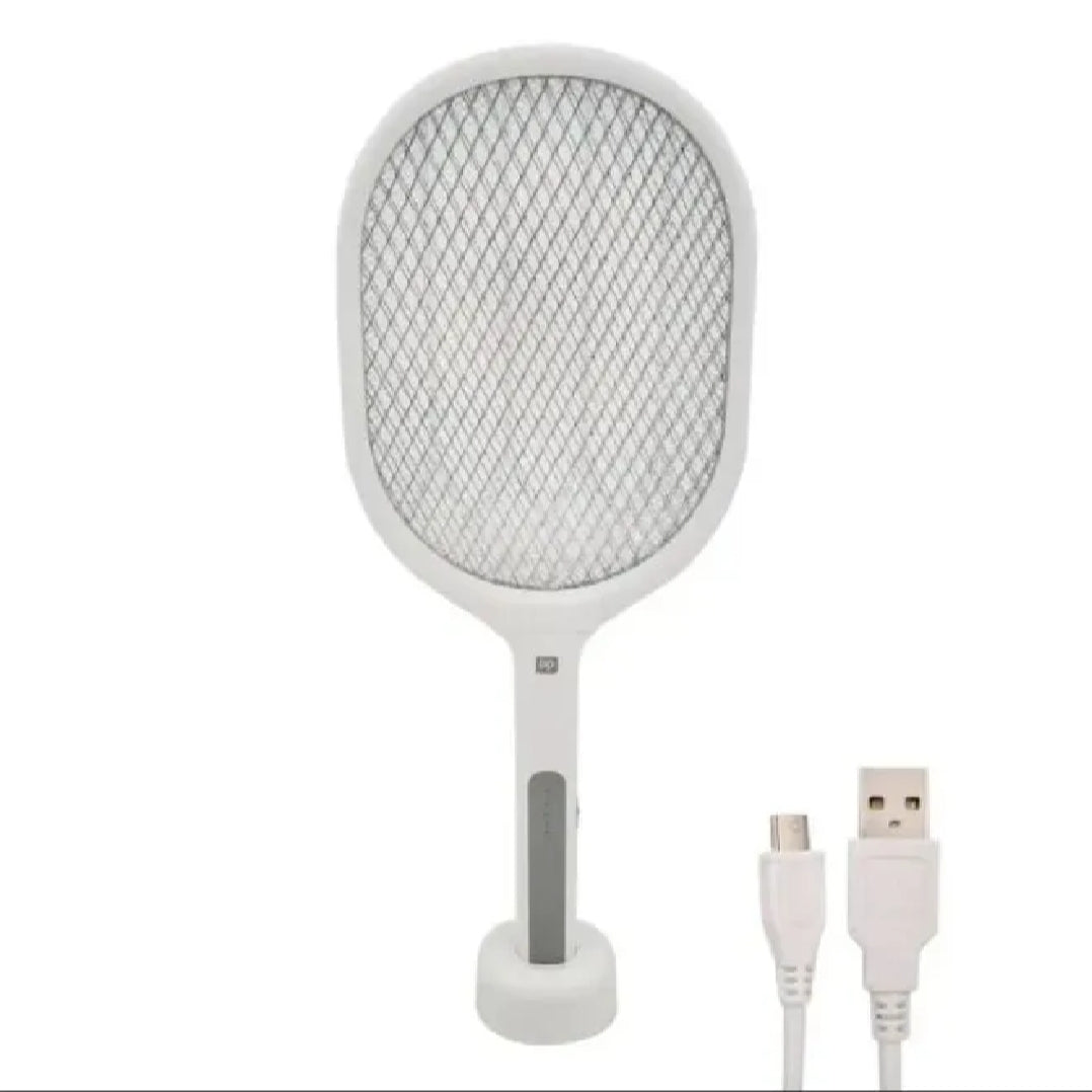 Autokill 2-in-1 Mosquito Bat Racket Killer Mosquito Killer lamp Rechargeable Handheld Electric Fly Swatter Mosquito Killer Racket Insect Killer Bat with UV Light Lamp, LED Light
