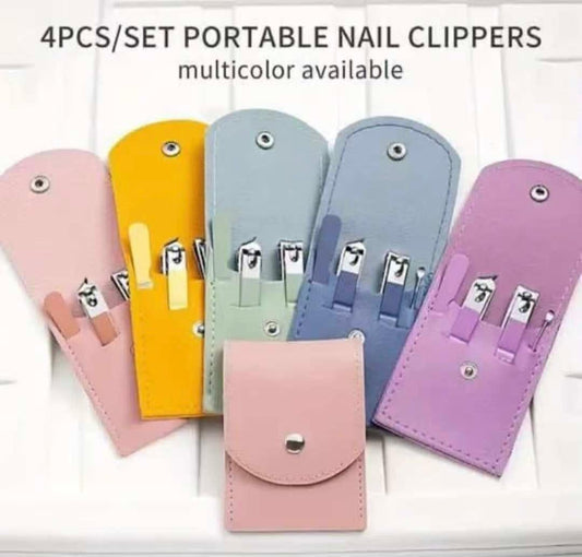 Stainless Steel Nail Clipper Cutter Set 4pcs