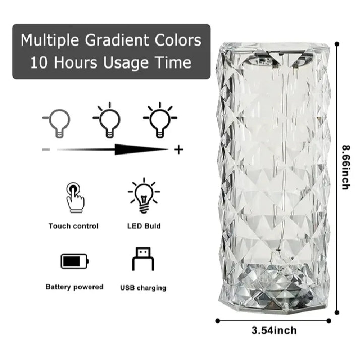 Rose Diamond Lamp