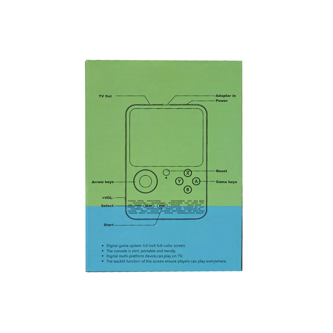 G5 3.0 Inch Full-Color Screen Handheld Game Console With 500 Retro Game