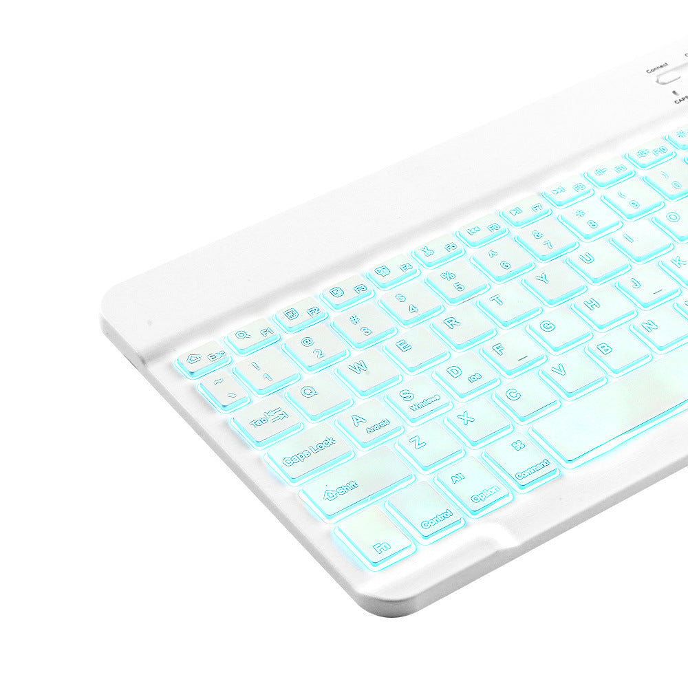 For Tablet PC Bluetooth Keyboard Android Apple Universal Mobile Wireless Bluetooth Backlit Keyboard Mouse Set