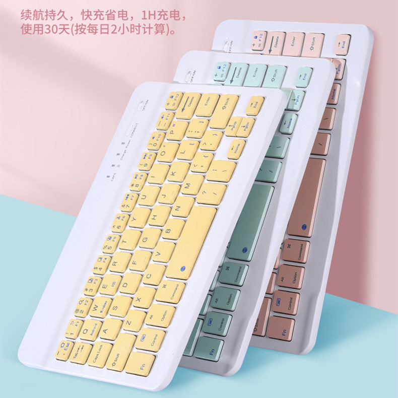 For Tablet PC Bluetooth Keyboard Android Apple Universal Mobile Wireless Bluetooth Backlit Keyboard Mouse Set