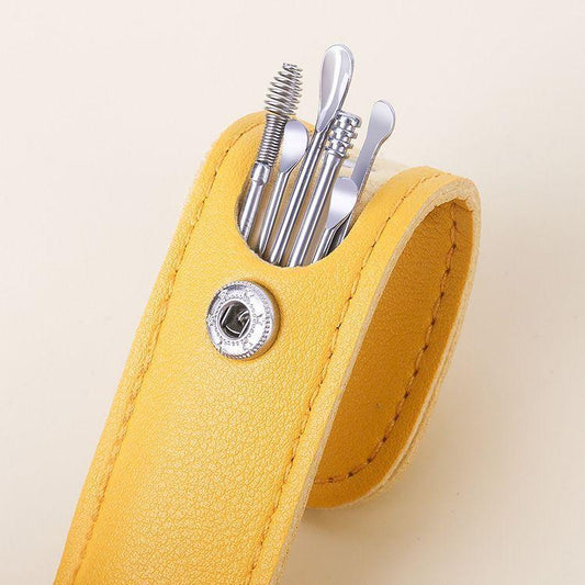 Ear Wax Cleaner Ear Curette Set Safe Ear Wax Cleaning Kit
Ear Pick Tools 6 Pcs