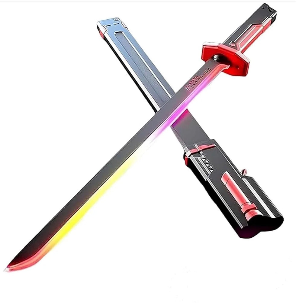 SparkBlade LED Katana Sword with Smoke & Spark Effect | Light-Up Action Toy