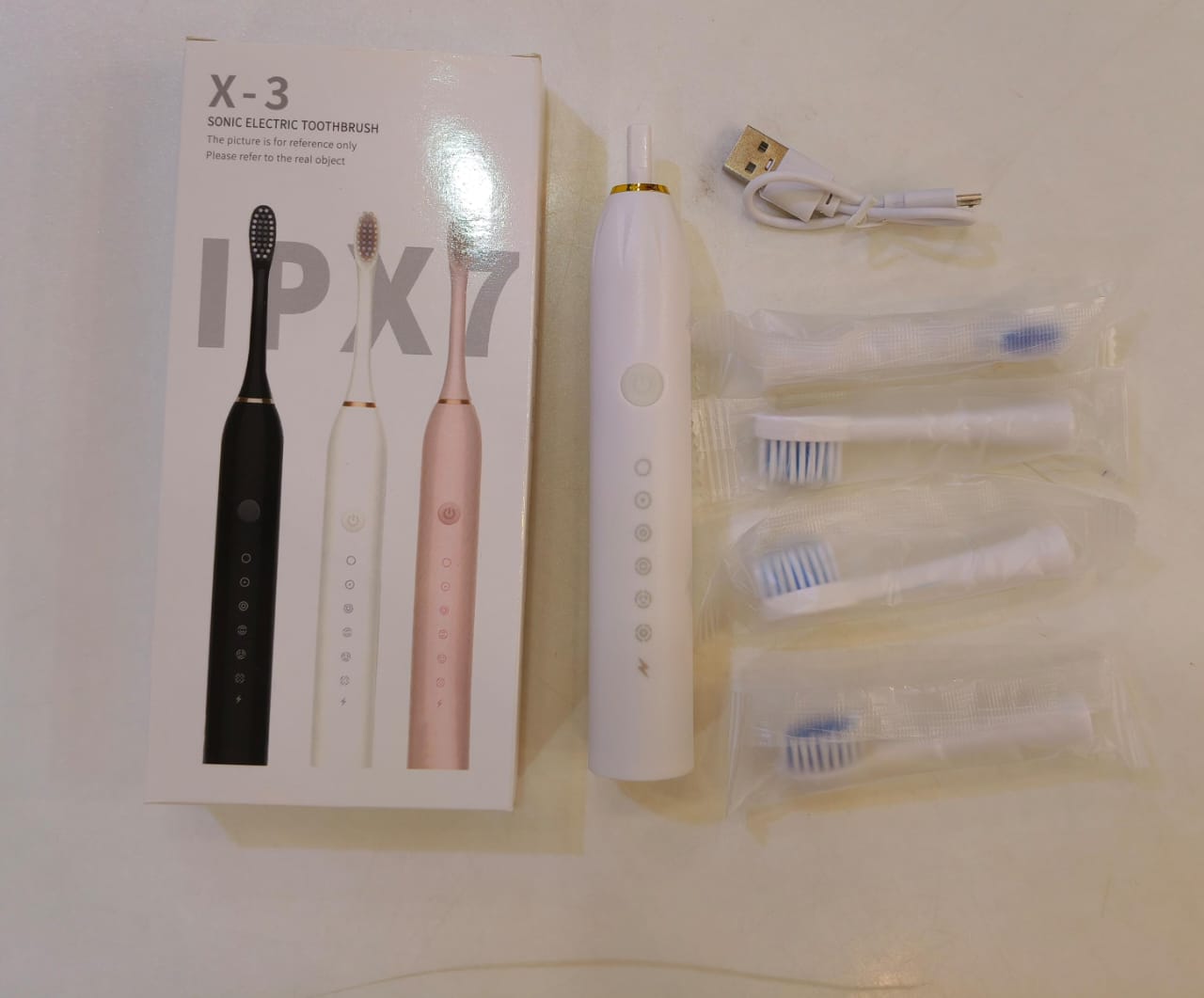 Ultrasonic Sonic Electric Toothbrush USB Charging Rechargeable Total Washable Electronic Whitening Teeth Brush for Oral Care