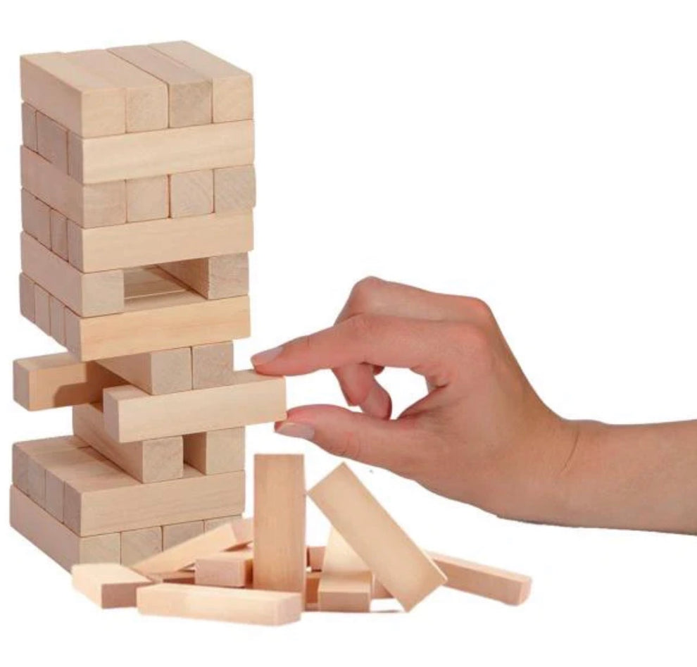 Classic Wooden Jenga Game – Endless Fun & Towering Challenge