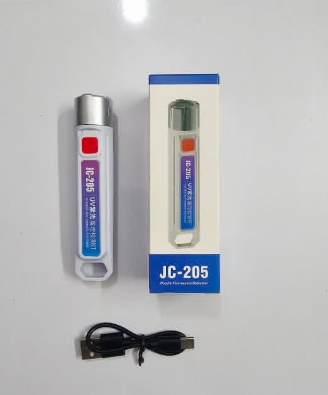 UV LED Flashlight Fake Note Detector