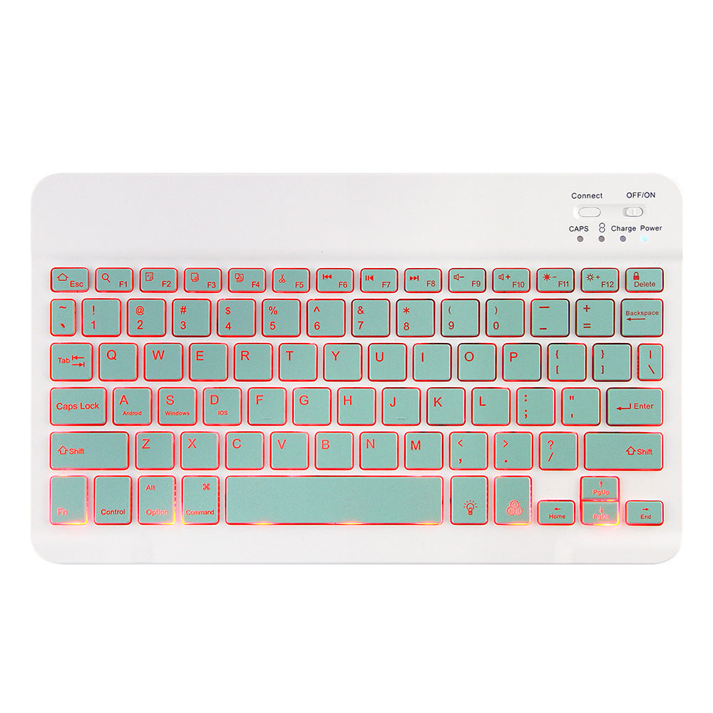 For Tablet PC Bluetooth Keyboard Android Apple Universal Mobile Wireless Bluetooth Backlit Keyboard Mouse Set